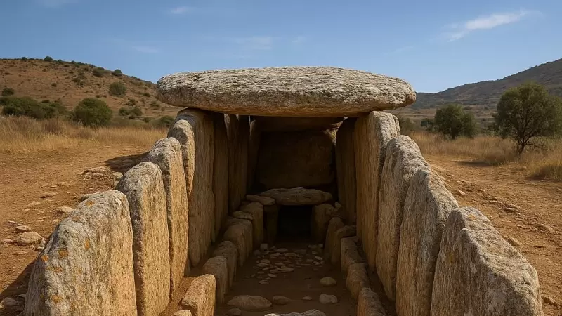 Откриха отлично запазен мегалитен долмен на 5000 години в Андалусия